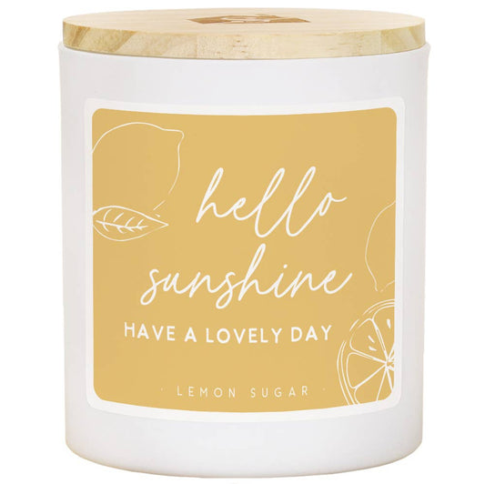 Hello Sunshine Candle