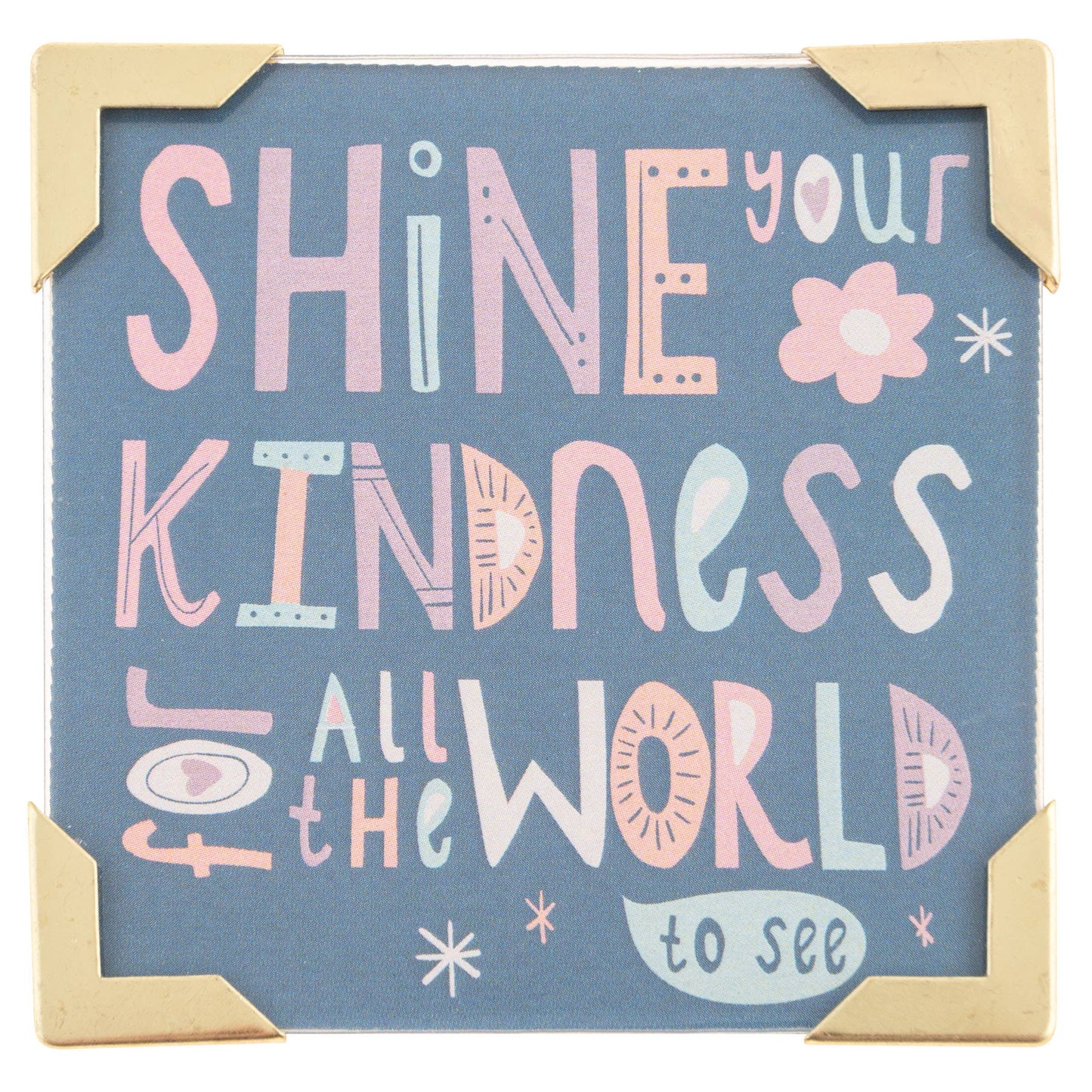 Framed Magnet: Shine Kindness