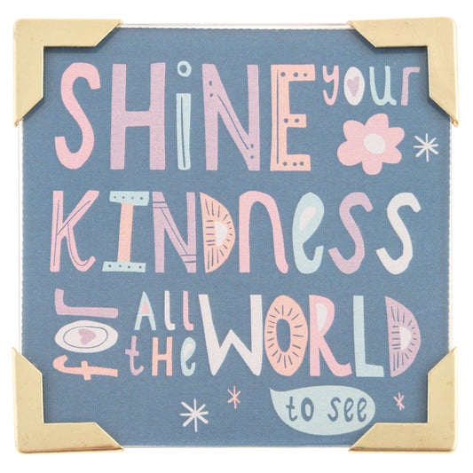 Framed Magnet: Shine Kindness