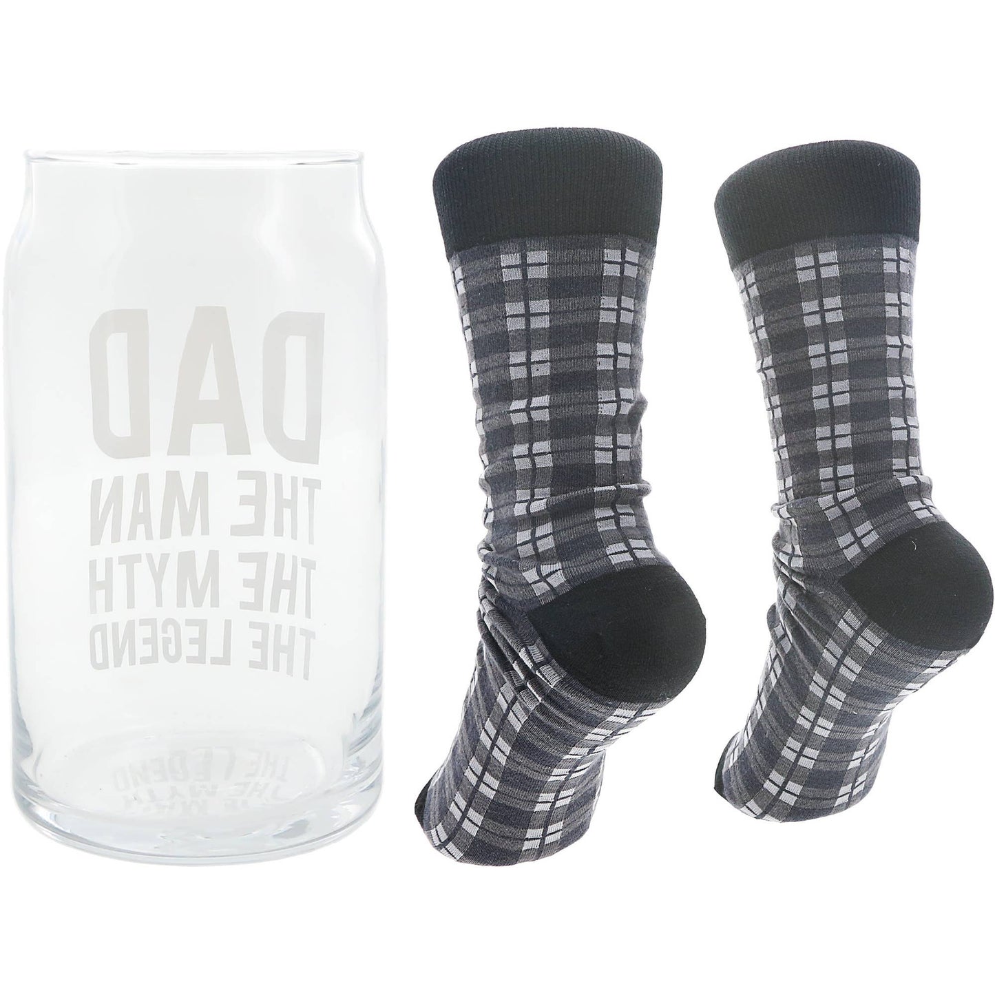 Beer Can Glass and Sock Set - Dad