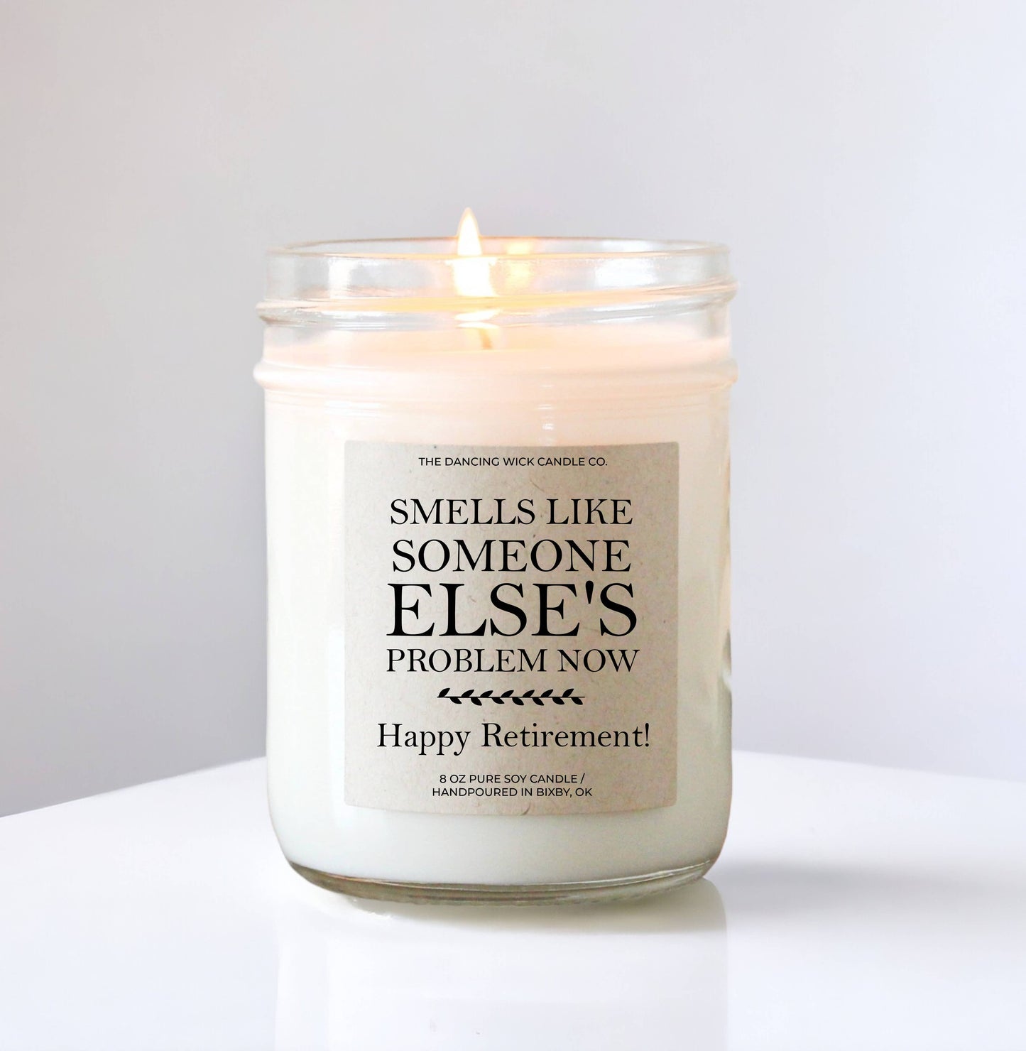 Funny Retirement 4oz Candle