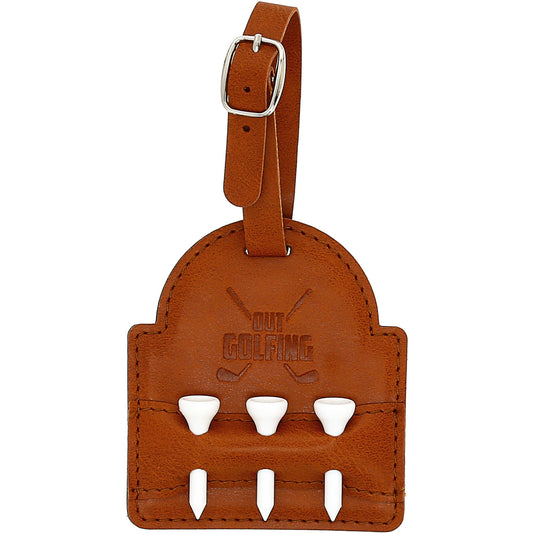 Out Golfing - Golf Bag Tag