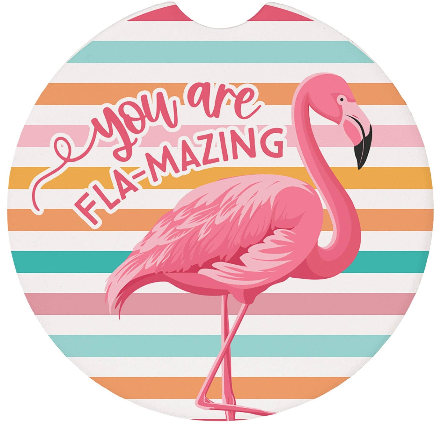 Fla-mazing Stripes - Car Coasters