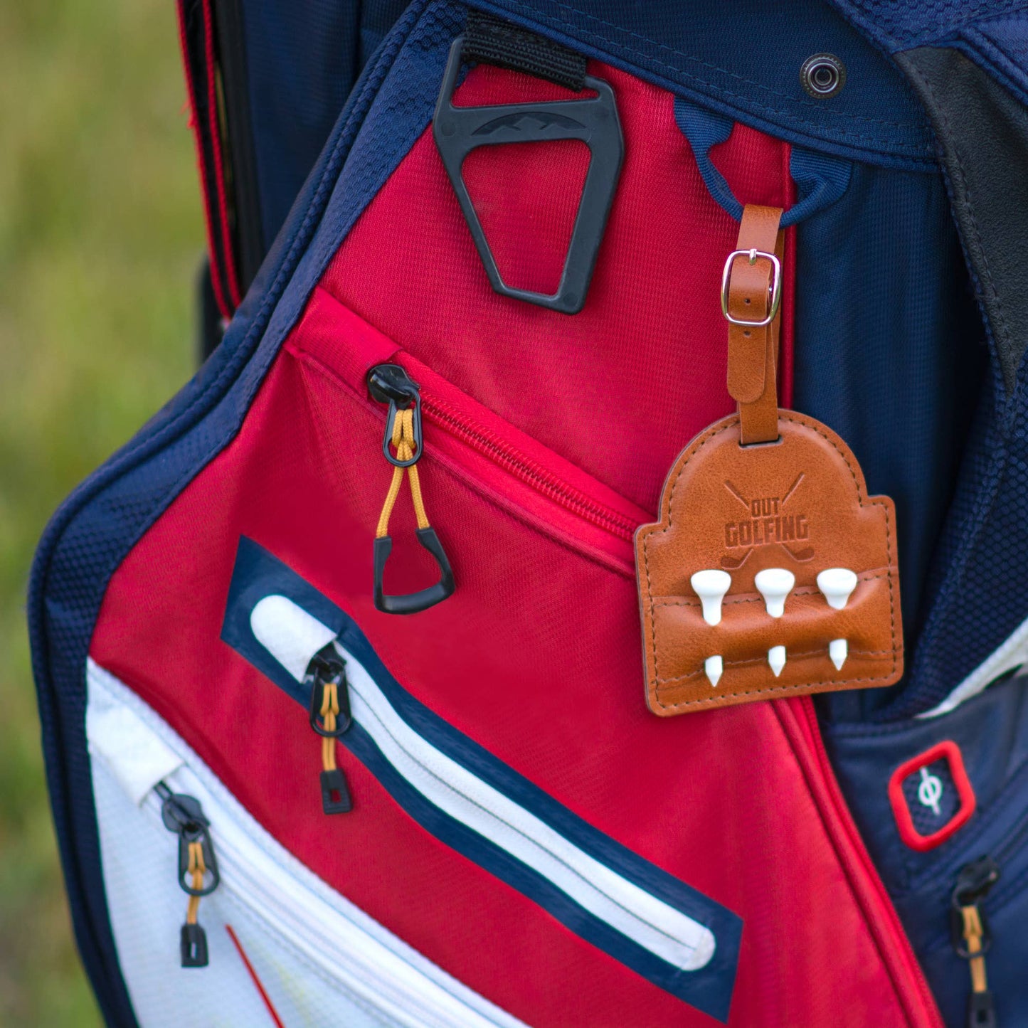 Out Golfing - Golf Bag Tag