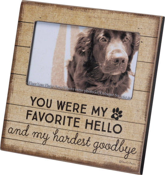 Pet Loss Photo Frame