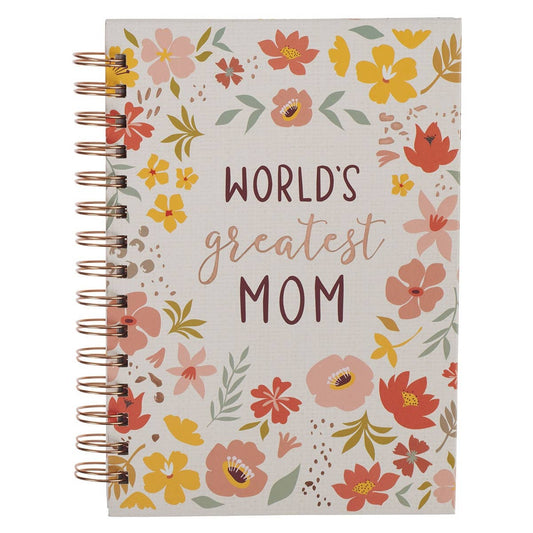 World's Greatest Mom Journal Wire bound
