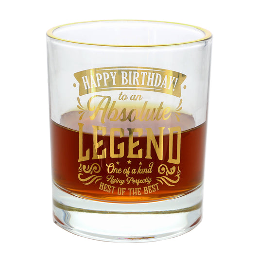 Birthday Rocks Glass