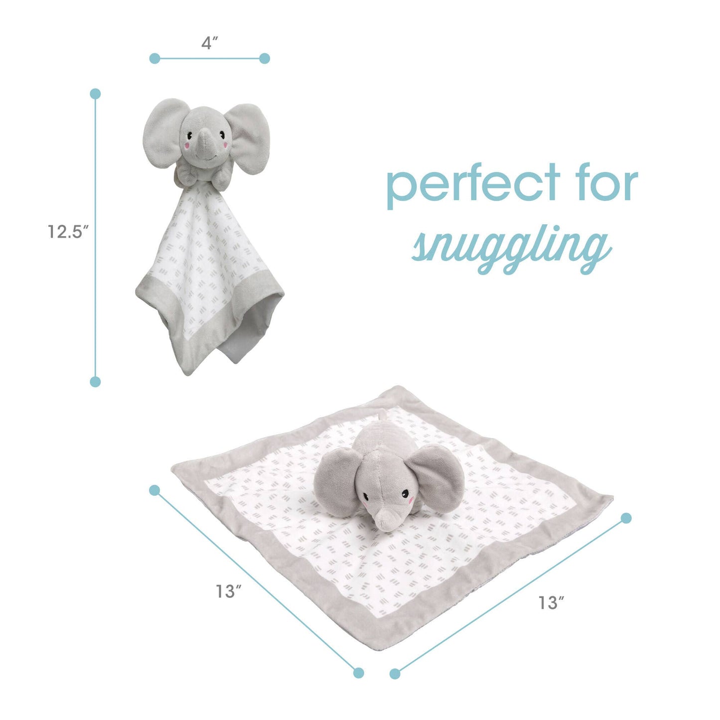 Elephant Baby Lovey Blanket