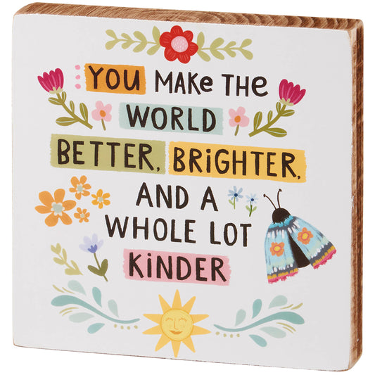 Better Brighter Block: 6" x 6" x 1"