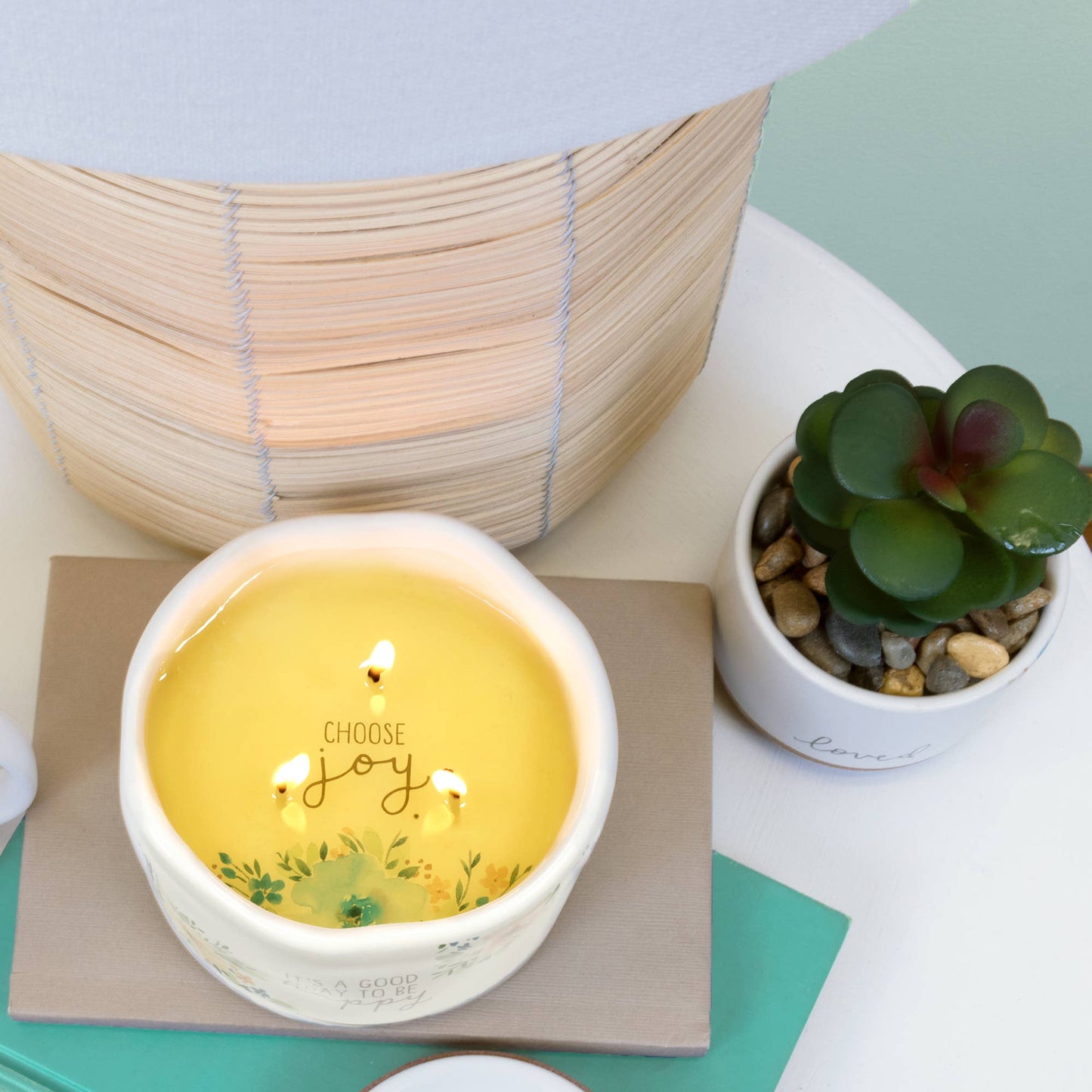 Happy Reveal Candle