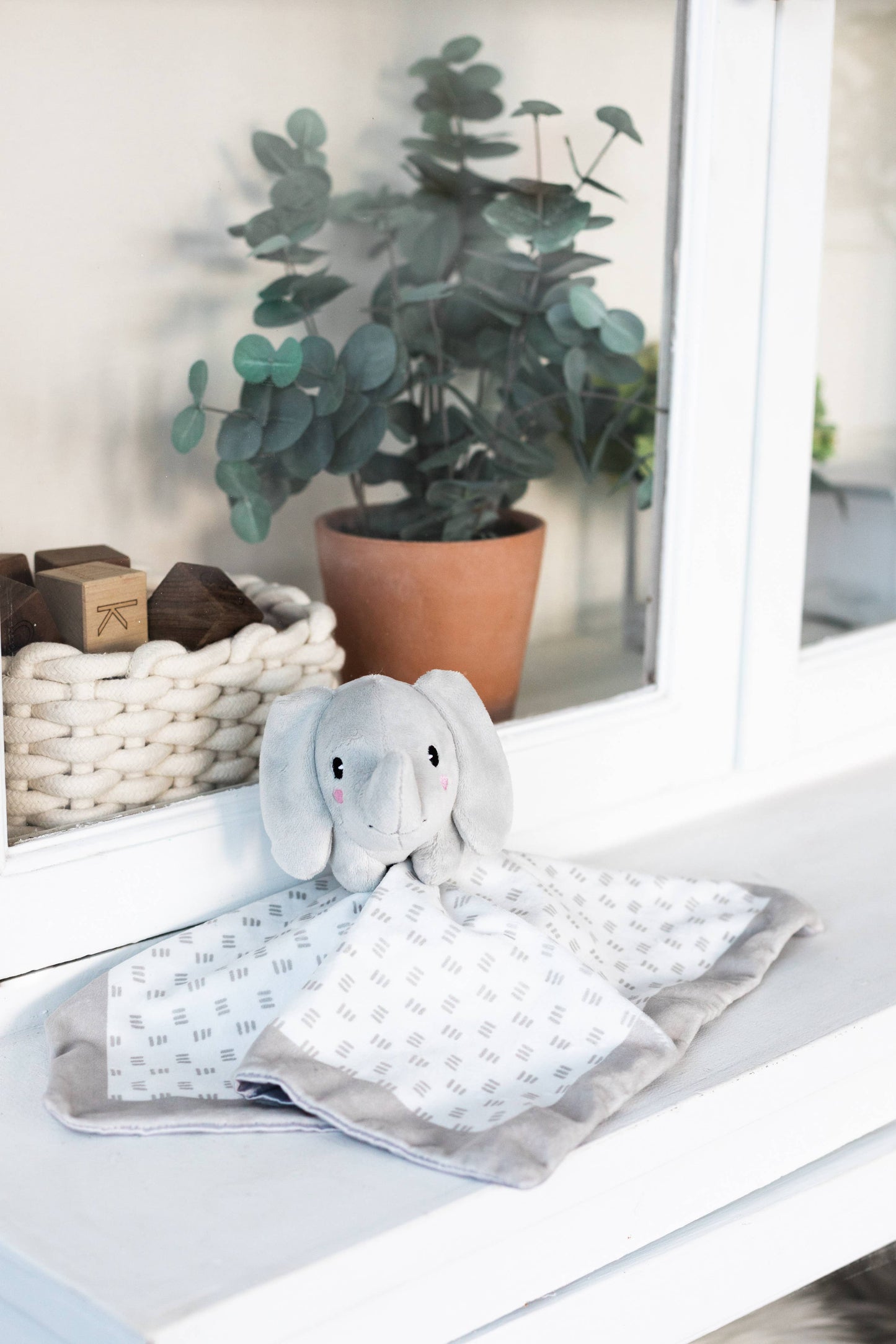 Elephant Baby Lovey Blanket