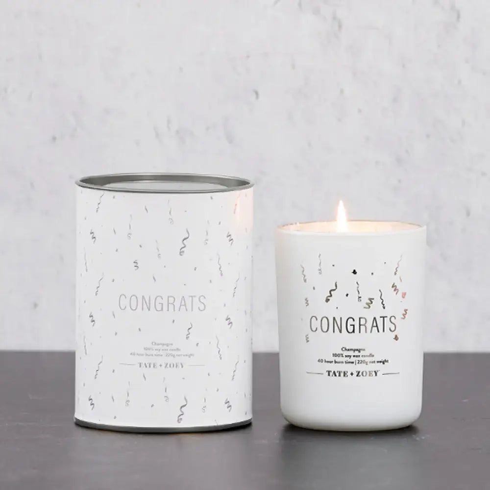 Congrats Candle