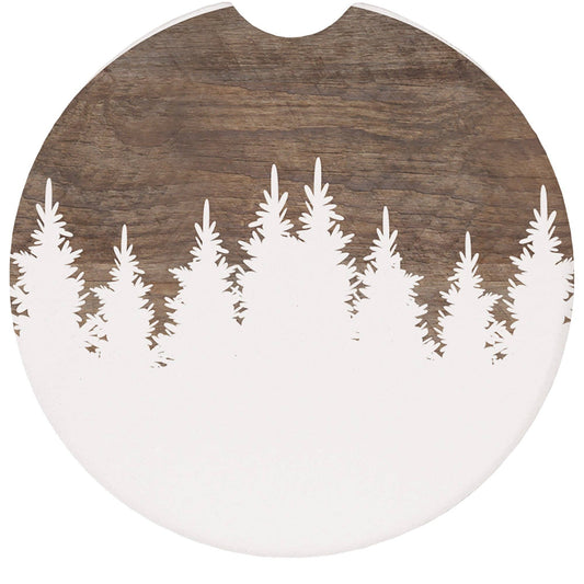 Wood Trees - Car Coasters