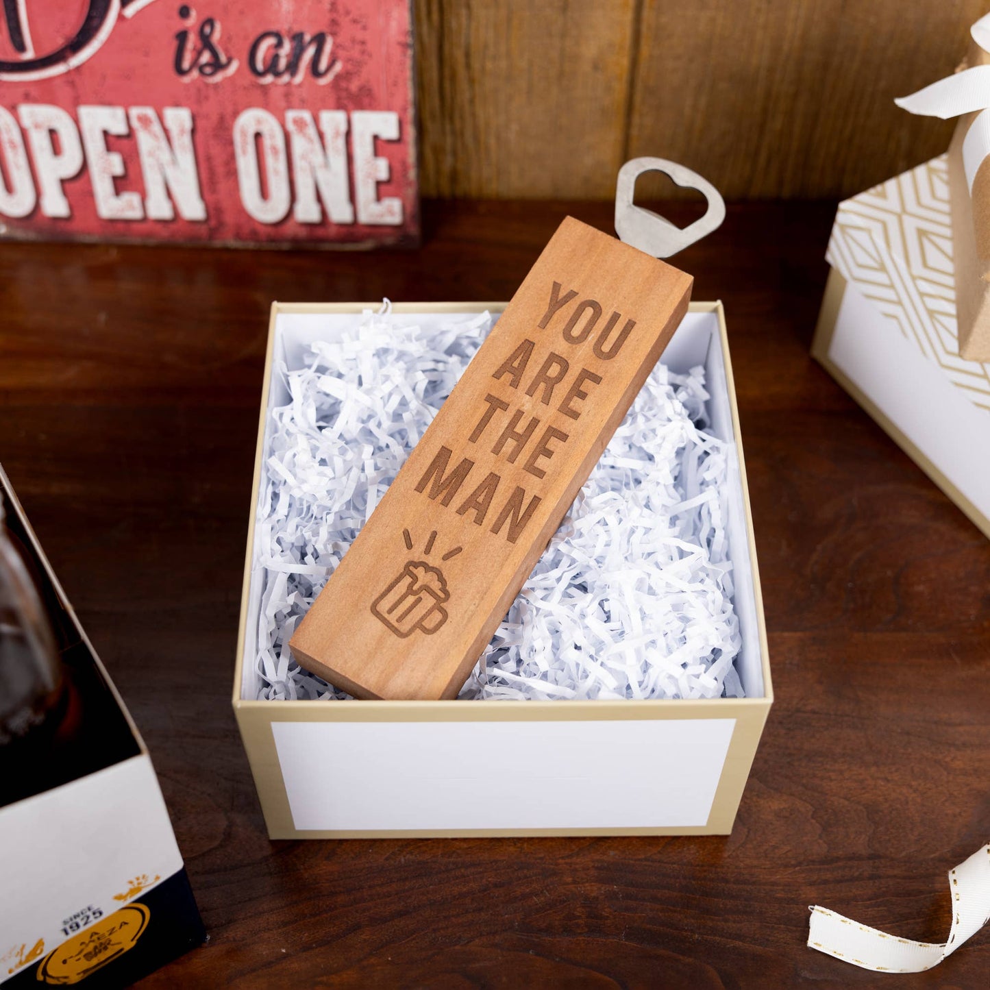 You Are the Man Bottle Opener
