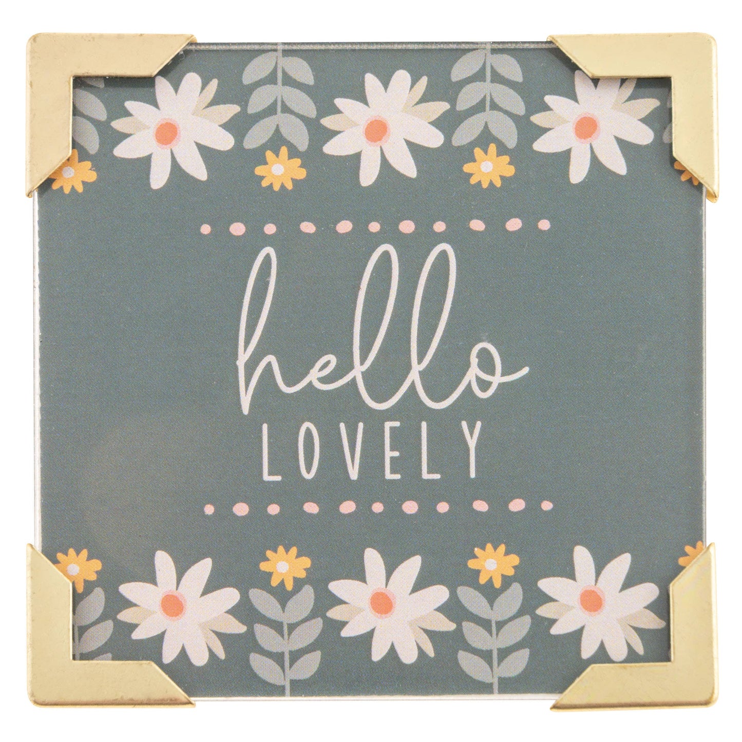 Framed Magnet: Hello Lovely