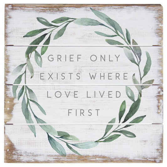 Grief Exists Pallet Petites: 6" x 6" x 1"