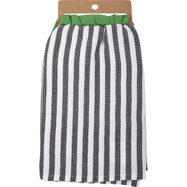 Football Kitchen Towel Set, Gameday Party Decor, Cotton Dish Towels
