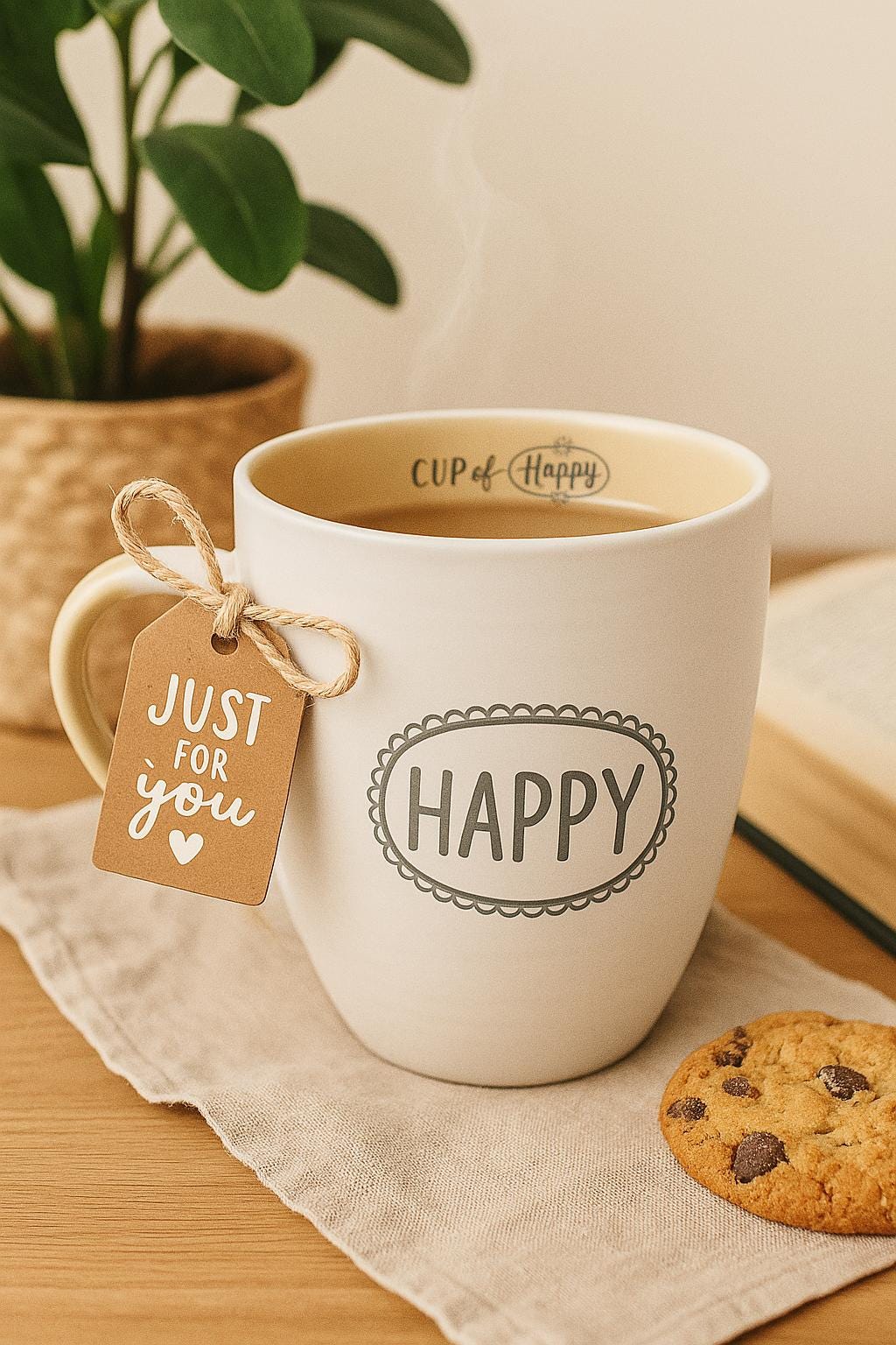 Christian Mug, Inspirational Faith Message, Ceramic 18 Oz