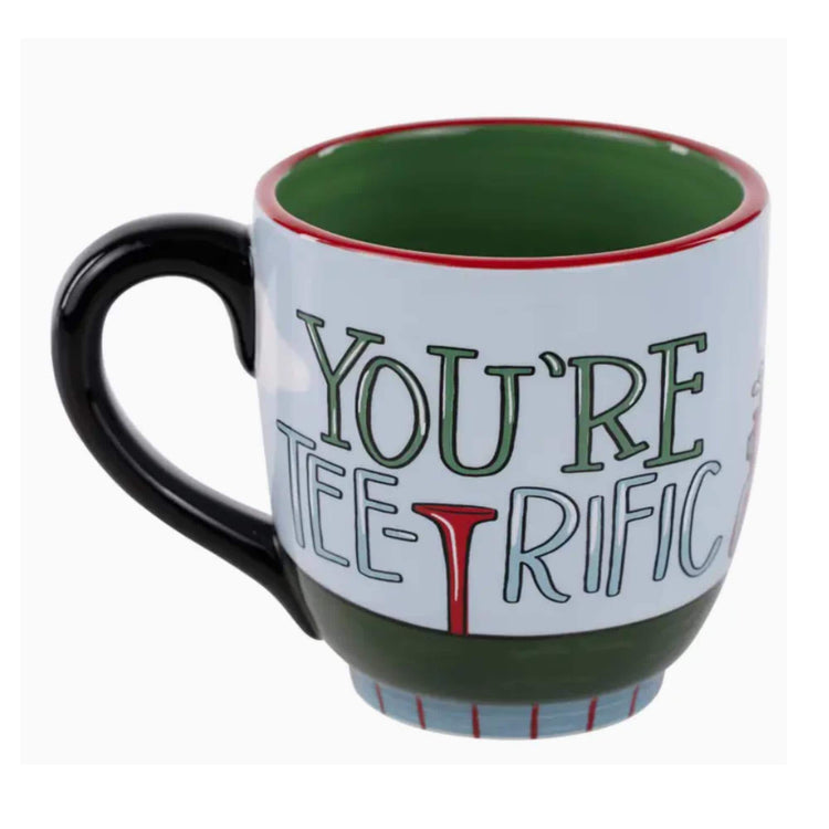 Ceramic Golf Mug, Dad By Par Coffee Cup, Father's Day Gift