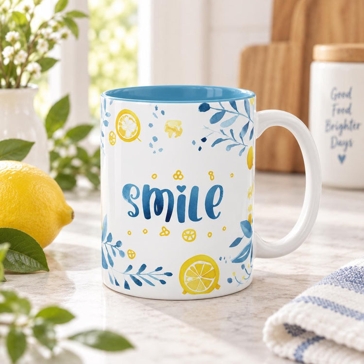 Lemon Smile mug | Accent Coffee Mug 11oz or 15oz