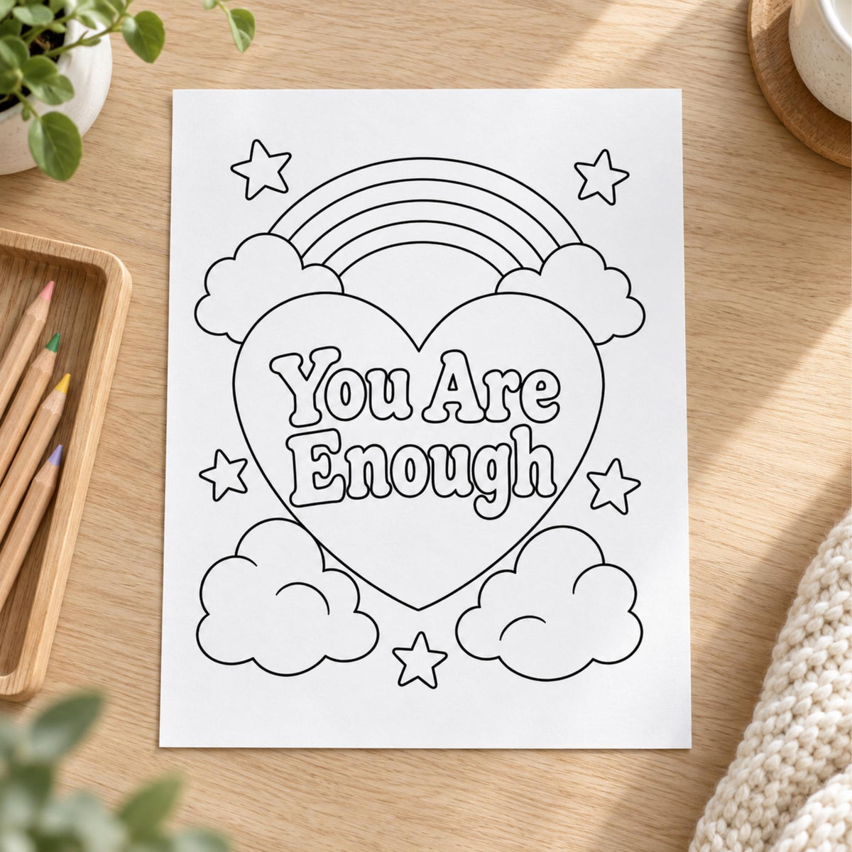 Motivational Coloring Pages Variety Pack, 24 Printable Inspirational Designs, Adult Coloring PDF