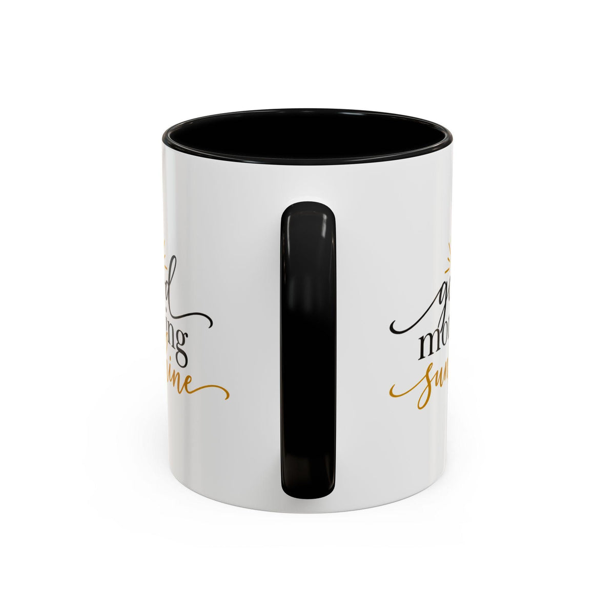 Good Morning Sunshine Coffee Mug | Ceramic, 11oz or 15oz, Gold Accent