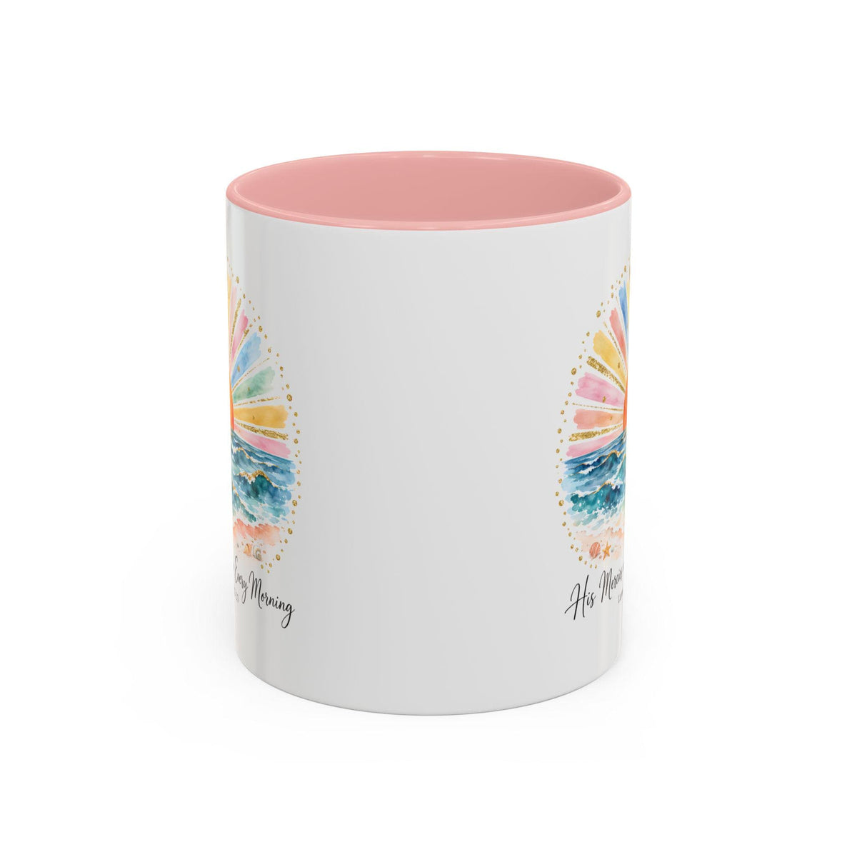 Sunrise Cross Over Ocean mug | Religious Scripture Coffee Mug