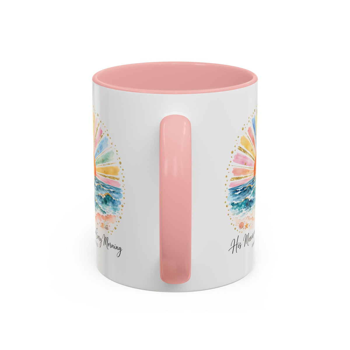 Sunrise Cross Over Ocean mug | Religious Scripture Coffee Mug