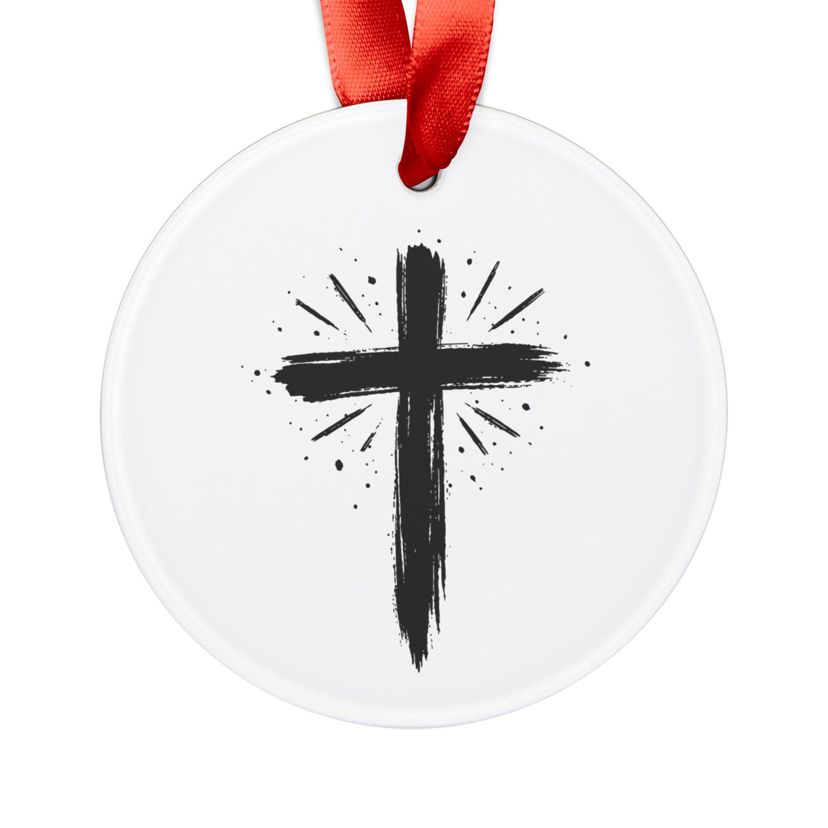 Be The Light Cross Acrylic Ornament | Christian Scripture Matthew 5:14