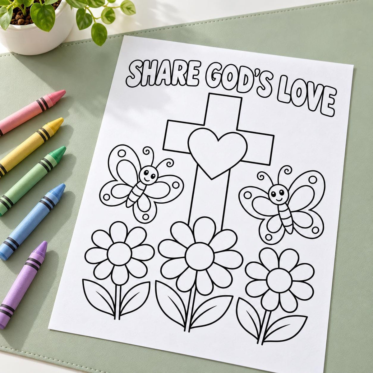 Christian Kids Coloring Pages, 24 Bible Activity Sheets, Sunday School Printable PDF, Instant Download