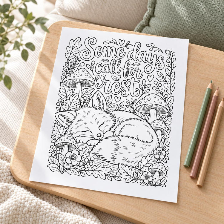 Mental Health Coloring Pages, 24 Printable Self Care and Calming Designs, Digital Download PDF