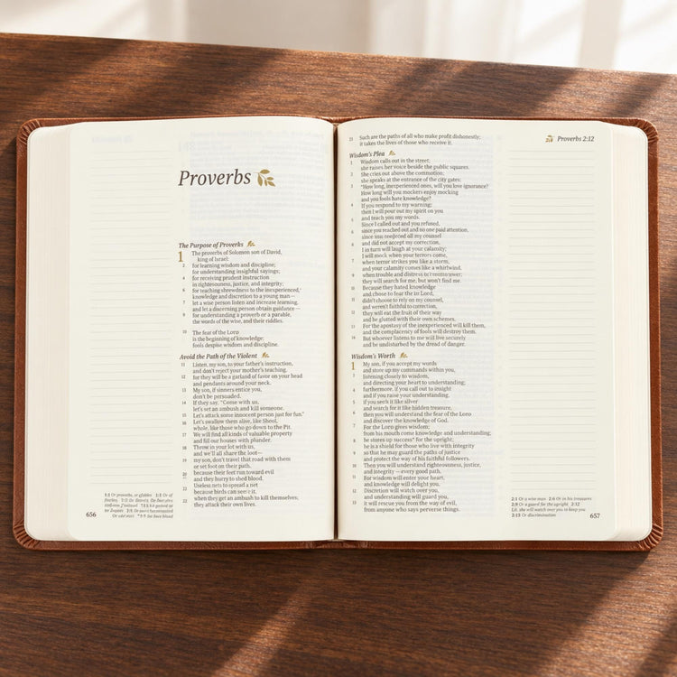 CSB Notetaking Bible, Brown Floral Embossed Softcover, Wide Margin Journaling (Optional Study Set)