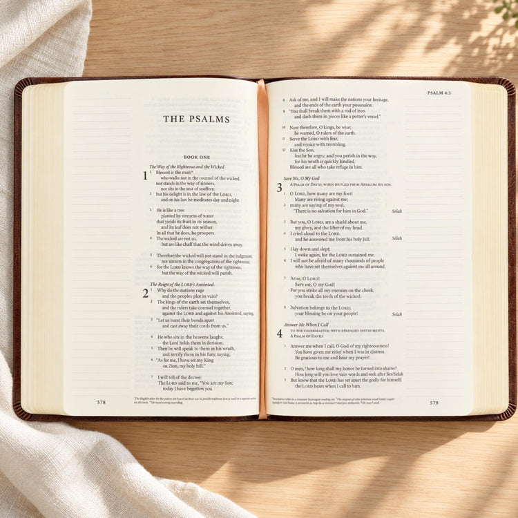 Brown Floral ESV Journaling Bible, Leather-Like Softcover, 2-Inch Lined Margins