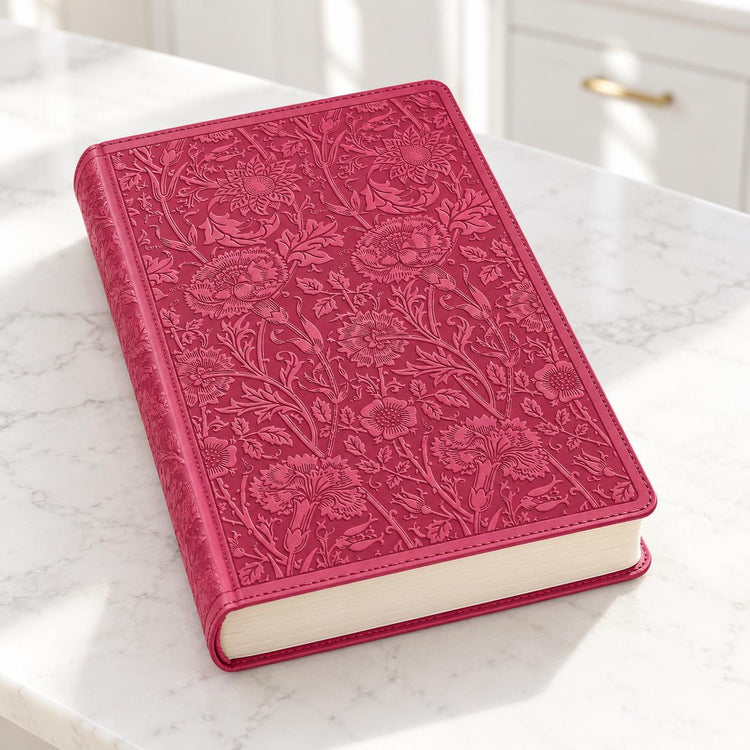 Pink Floral ESV Student Study Bible, Christian Gift Set with Tabs, Bookmarks, Highlighters