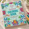 Chill & Unwind Adult Coloring Book, Floral Mandala, Heart Designs (Physical Book)