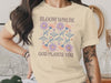 Bloom Where God Plants You T-Shirt, Inspirational Floral Christian Tee, Botanical Boho Style